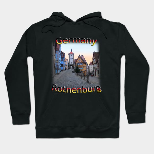 Germany - Rothenburg ob der Tauber Hoodie by TouristMerch